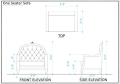 Luxury and Classic Design Wooden Handcrafted Sofa Set