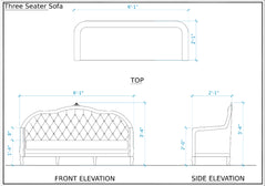 Luxury and Classic Design Wooden Handcrafted Sofa Set