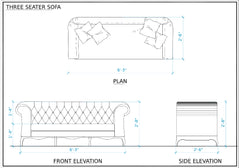 Classical Handcrafted Wooden Sofa Set and Chair