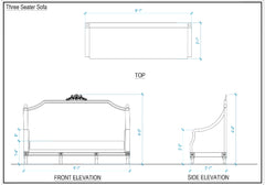 Royal Style Handmade Teakwood Sofa Set and Table