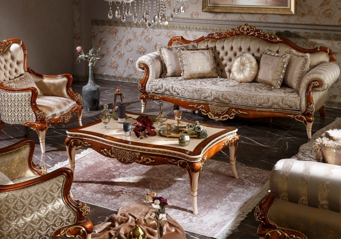 brown color sofa set