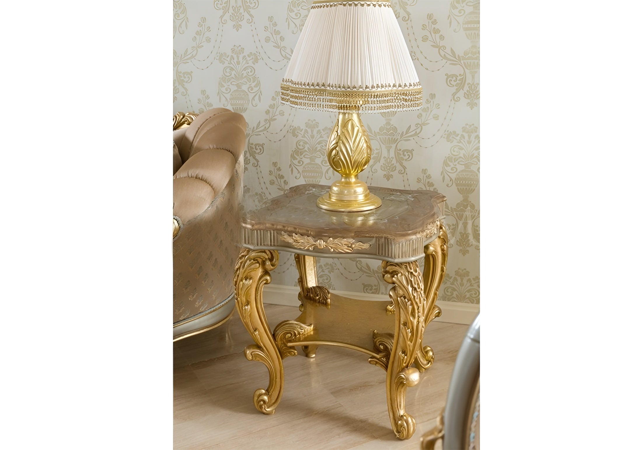 handmade wooden corner table