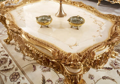 Heavy wooden crafted royal center table