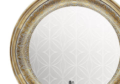 Classic Handcrafted Wooden Mirror with Antique Finish