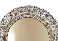 Rustic Carved Handcrafted Wooden Furniture Mirror