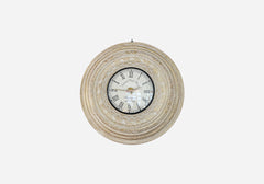 Antique Premium Wooden Round Wall Clock Handicraft