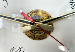 Antique Premium Wooden Round Wall Clock Handicraft