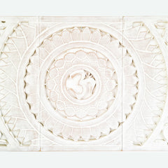 Royal Handcrafted Mandala Art Teakwood Wall Decor