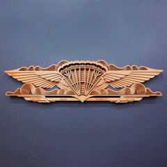 Customized Antique Skydiving Award Wooden Wall Decor