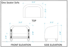 Premium and Luxury Style Lake Avenue Sofa Set