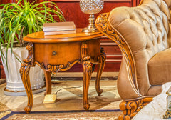 Exquisite Luxury Antique Wooden Carved Sofa Set