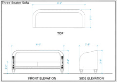 Premium and Luxury Style Lake Avenue Sofa Set