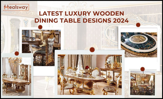 Latest Luxury Wooden Dining Table Designs 2024