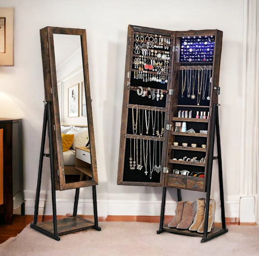 Jewellery Cabinet With Mirror