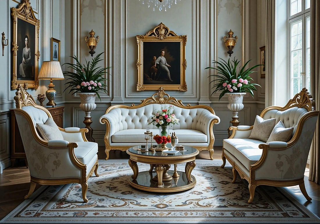 European Design Royal Grandeur wooden Carved Sofa Set