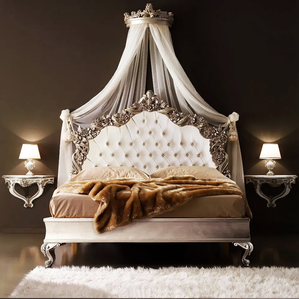 A modernly design bed set