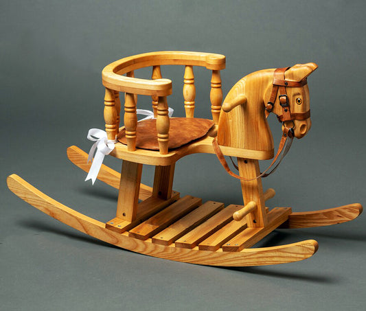 Wooden Rocking Horse Toy For Kids