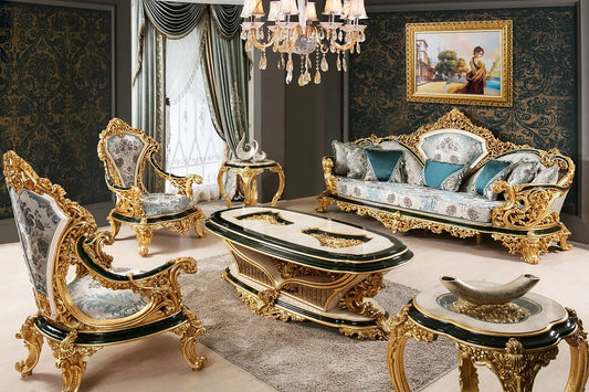 Royal golden color sofa set