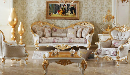 White color royal sofa set