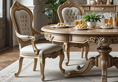 European Design Solid Teak Wood Dining Table Set(Copy)