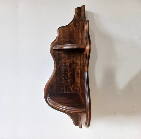  Teakwood Corner Shelf