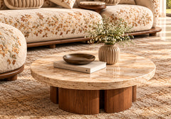 Meadow Heritage Luxury Sectional Sofa Set with Coffee Table