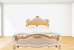 A luxurious bed set