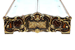 A handcarved model of bed