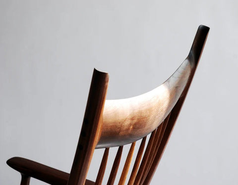 Carved Rocking Chair with Teakwood