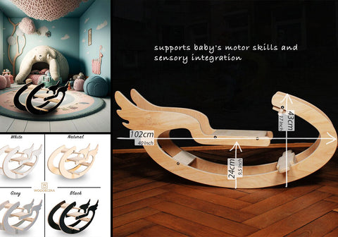 Modern Style Rocking Horse Kids Toy