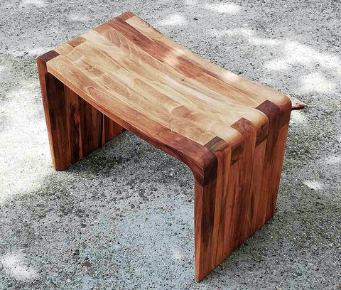 Minimalist Design Solid Teakwood Bench