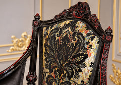 Imperial Grandeur Antique Carved Solid Teak Wood Sofa Set
