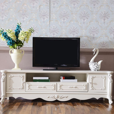 Royal European Style Minimalist TV Cabinet