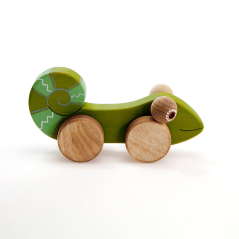 Cute Wooden Lizard Kids Toy