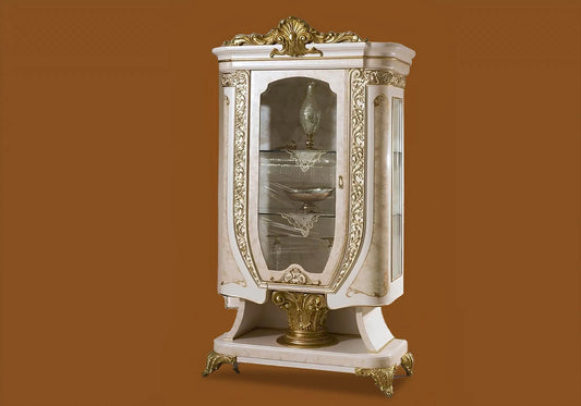 Exquisite cream color vitrine