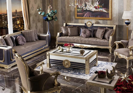 antique Look Bronze Sofa Set