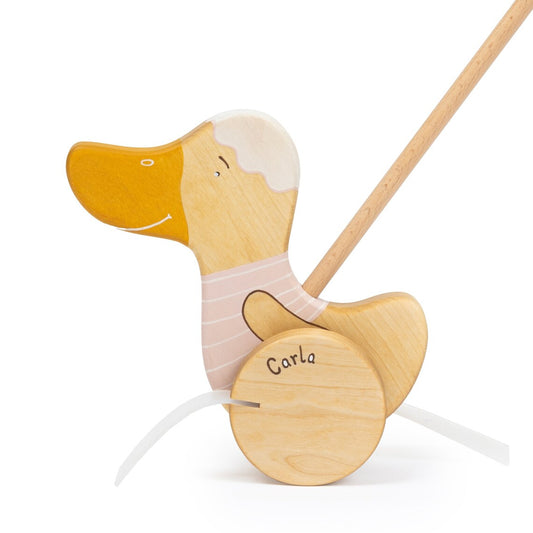 Wooden duck kids toy