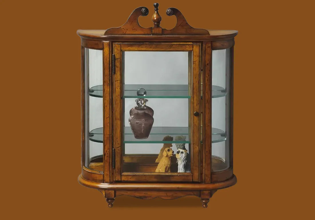 Dark Brown color royal vitrine