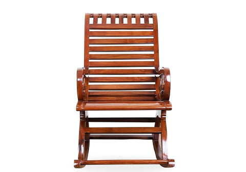 Classic and Handcrafted Wooden Made Rocking Chair