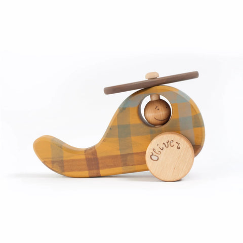 Wooden Helicopter Toy for Toddlers