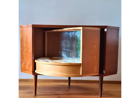 Beautiful Teakwood Corner Cabinet