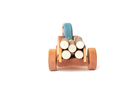 Handmade Wooden Tractor Kids Toy