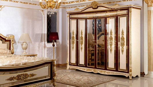 European Style Hand Carving Armoire