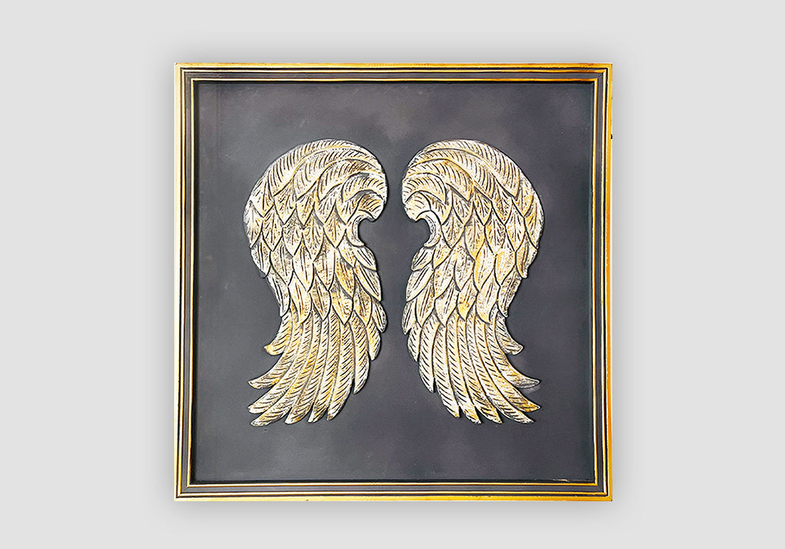 Rustic Hand-Carved Wooden Decorative Wall Hanging Art