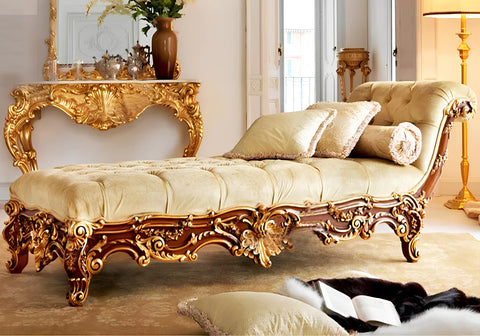 Luxury and Royal Handcrafted Chaise Lounge