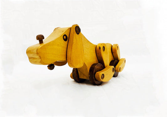 Cute Wooden Dog Kids Toy