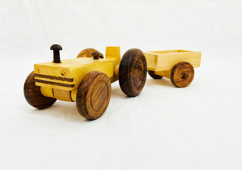 Wooden Tractor Kids Toy