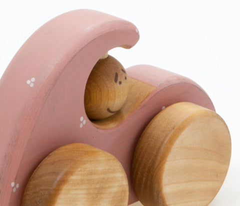 Cute Wooden Car Kids Toy