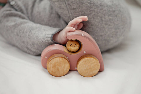 Cute Wooden Car Kids Toy