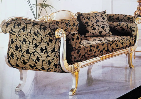 Golden color luxury chaise lounge